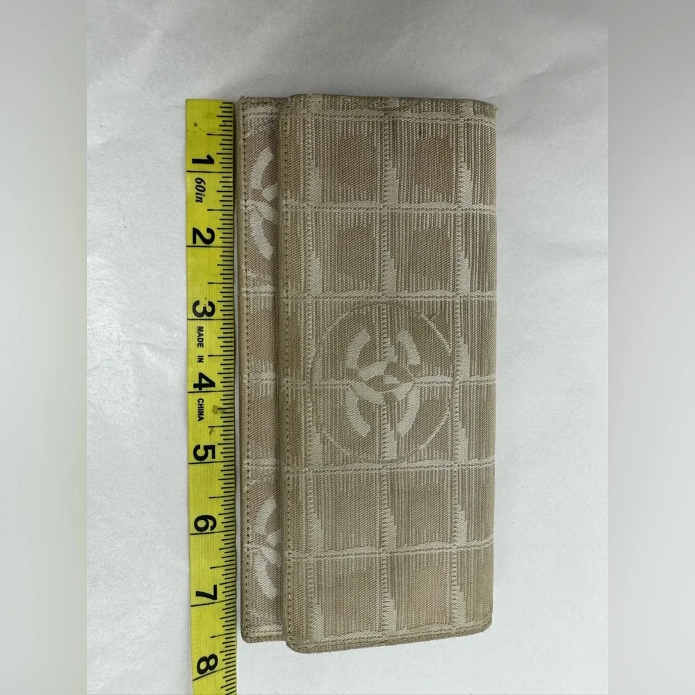 CHANEL Vintage Travel Line Long Wallet